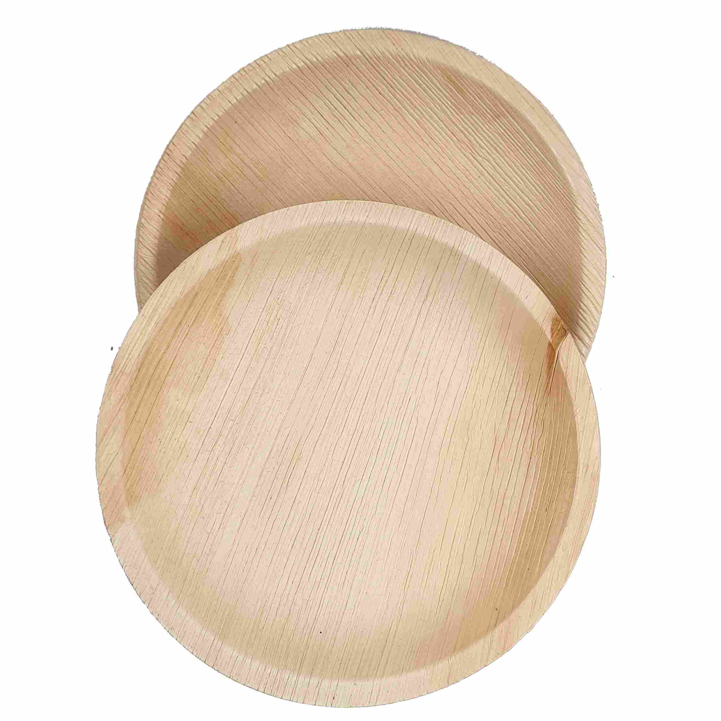 50 x Square Palm Leaf Plates Disposable Bamboo Catering Eco Natural Dinner Party 