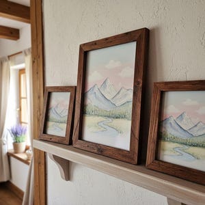 Cornice in legno di recupero *VINTAGE*, riciclo creativo, cornice per foto, cornice in legno massello, unica, fatta a mano, 40x30, 30x30, A4, 13x18, 15x15, 10x10