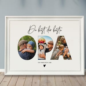 PDF Fotogeschenk *OPA*, Geschenk Opa Oma, Geburtstag Opa, print@home