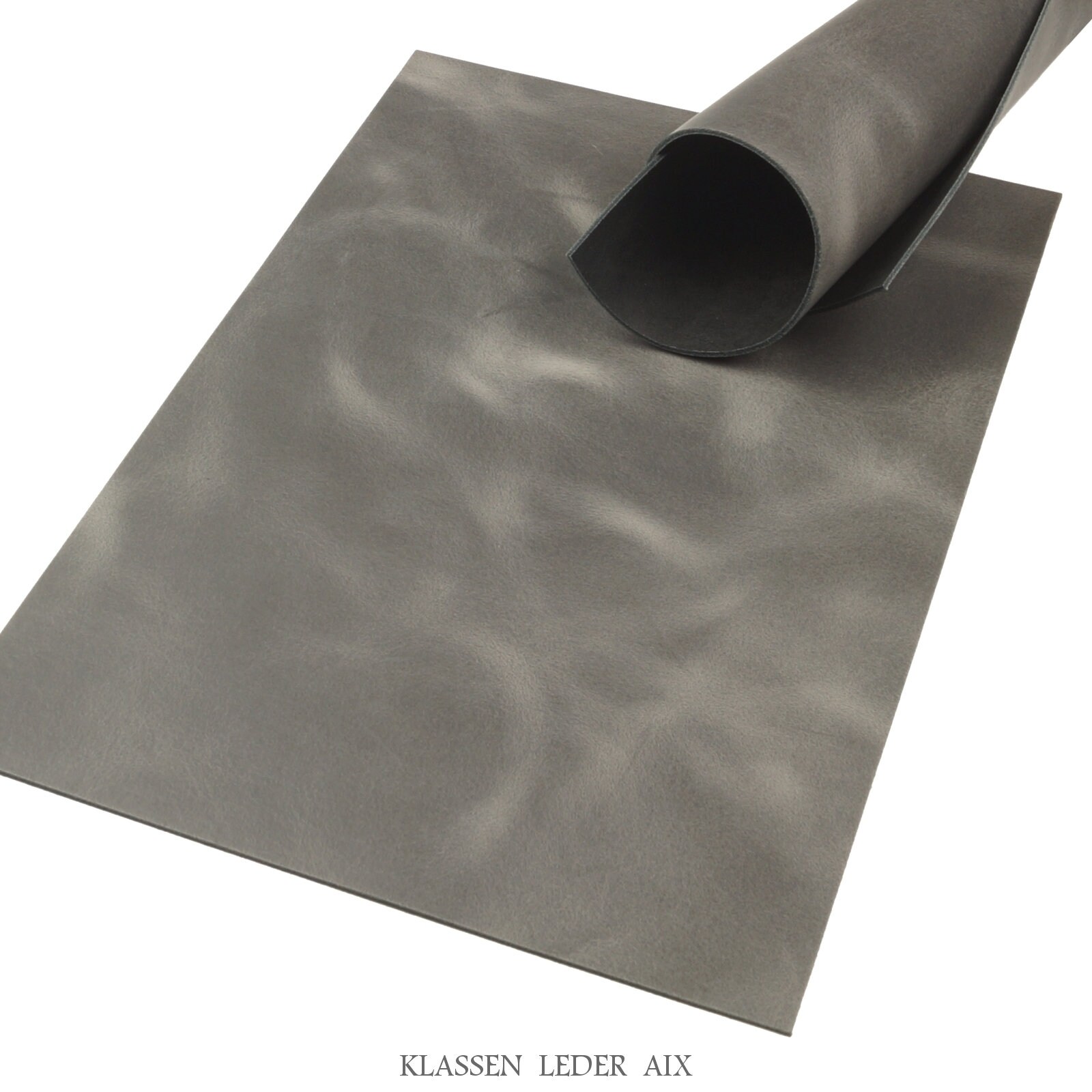 Cuir De Vachette Noir 3mm - Peau Pull-Up Pour Projets Créatifs Et LARP - Format A5 (148x210mm)