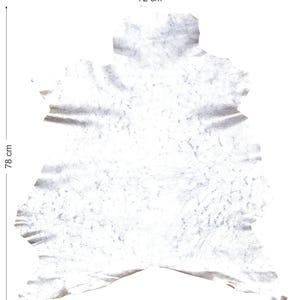 Pelle di agnello blu argento anticato design metallizzato K214-14 immagine 4