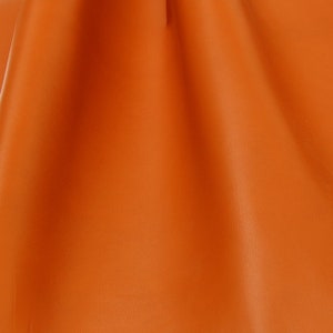 Lammleder Orange Nappa 1,1 mm Dick Oberleder G167-20 Bild 4