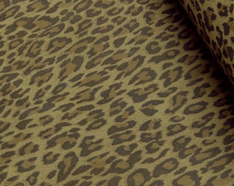 Rindsleder Leopard Design A4 Stück Leder Nr.15