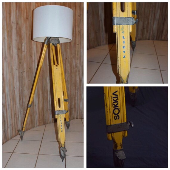surveyor tripod floor lamp