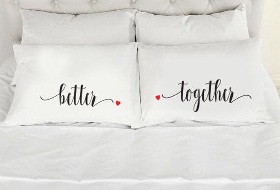 Personalized Pillow Case Better Together Pillow Case Etsy