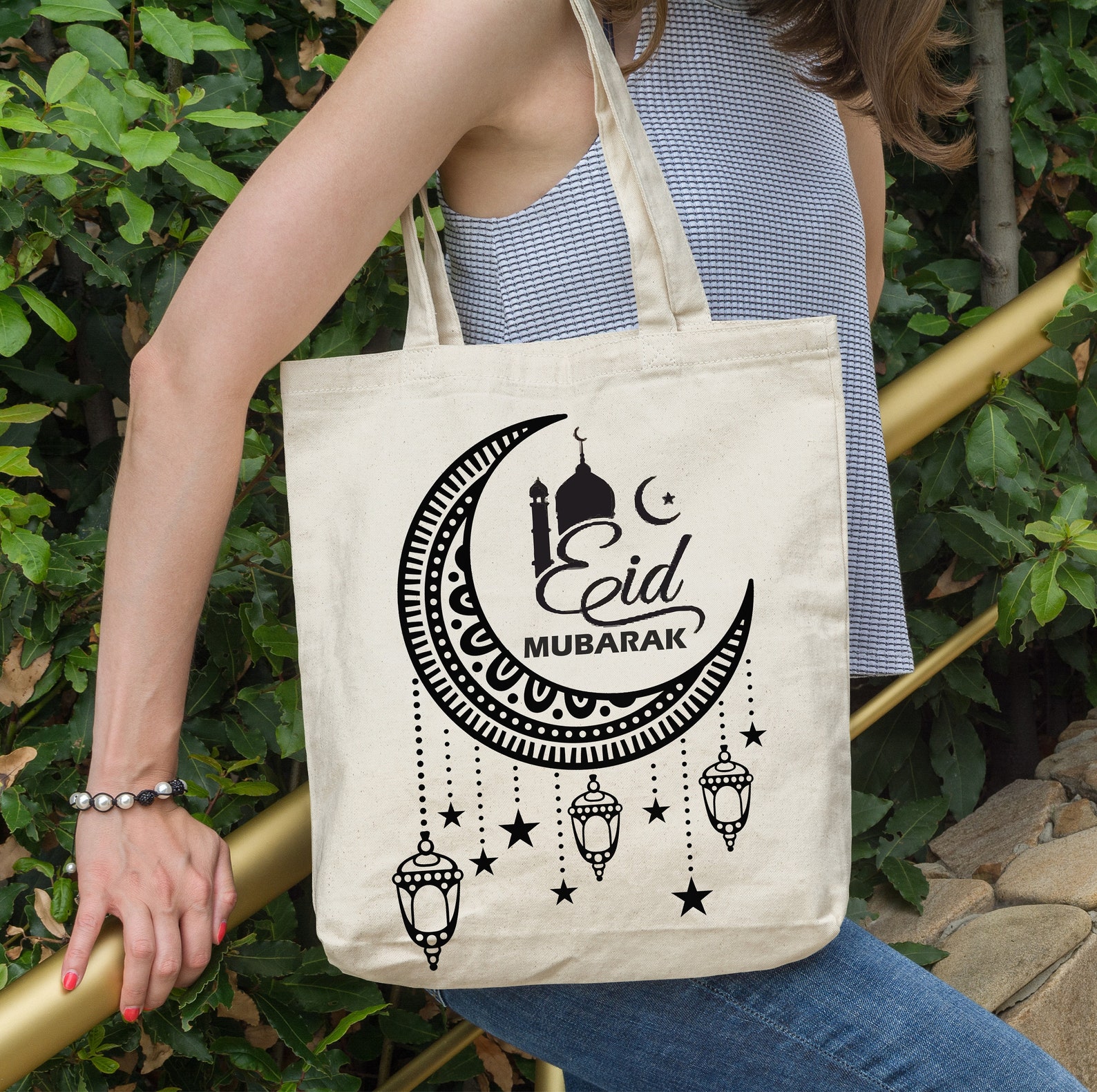 Eid Mubarak Gift bag Presents bag happy eid tote bag ramadan Etsy