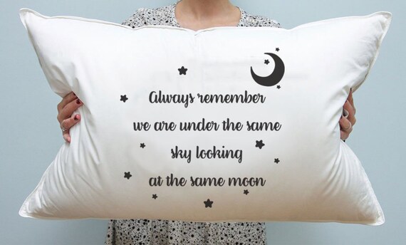 Always Remember We Are Under Same Sky Looking At Same Moon Etsy Always Remember We Are Under Same Sky Looking At Same Moon Etsy