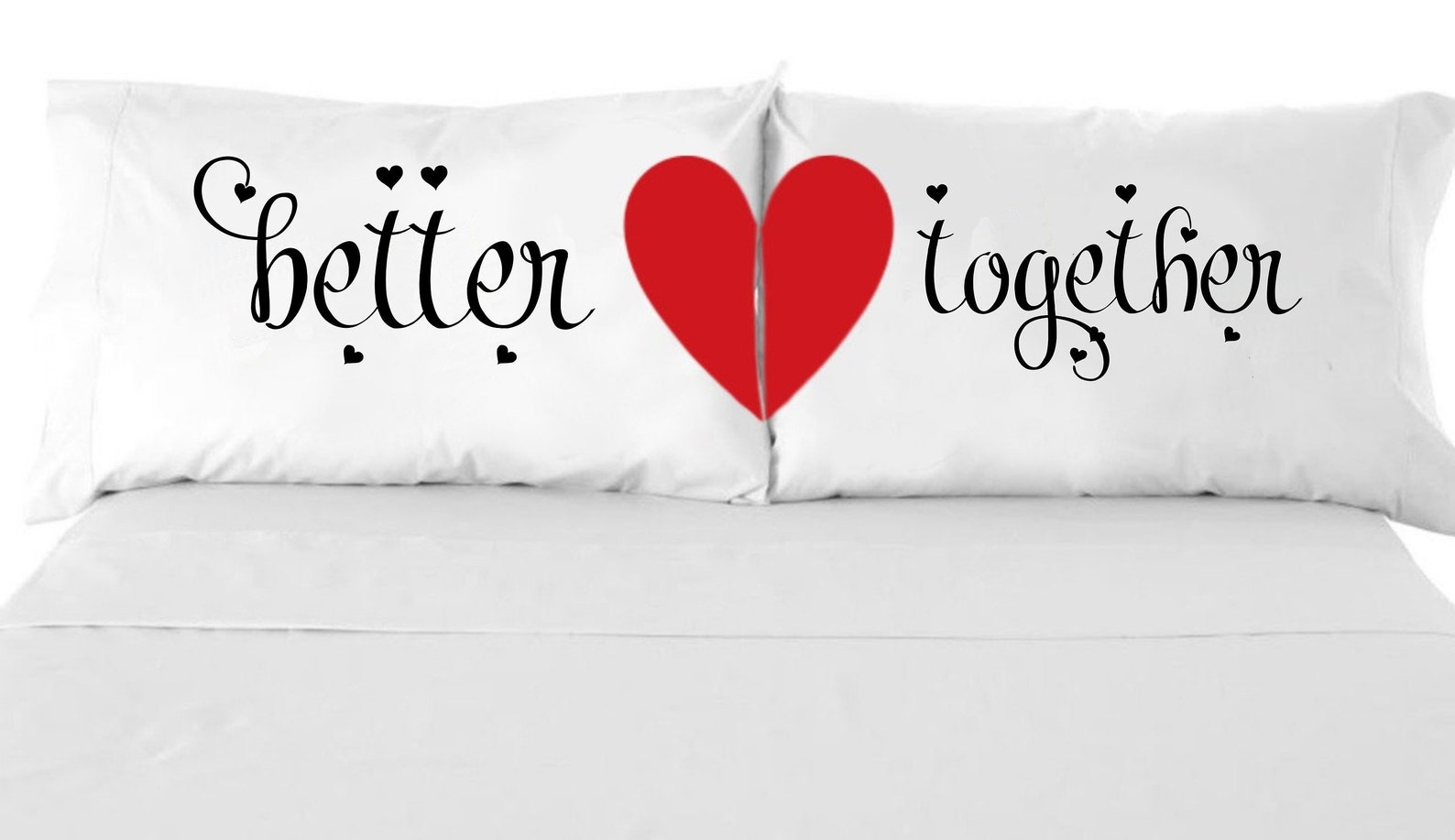 Personalized Pillow Case Better Together Pillow Etsy