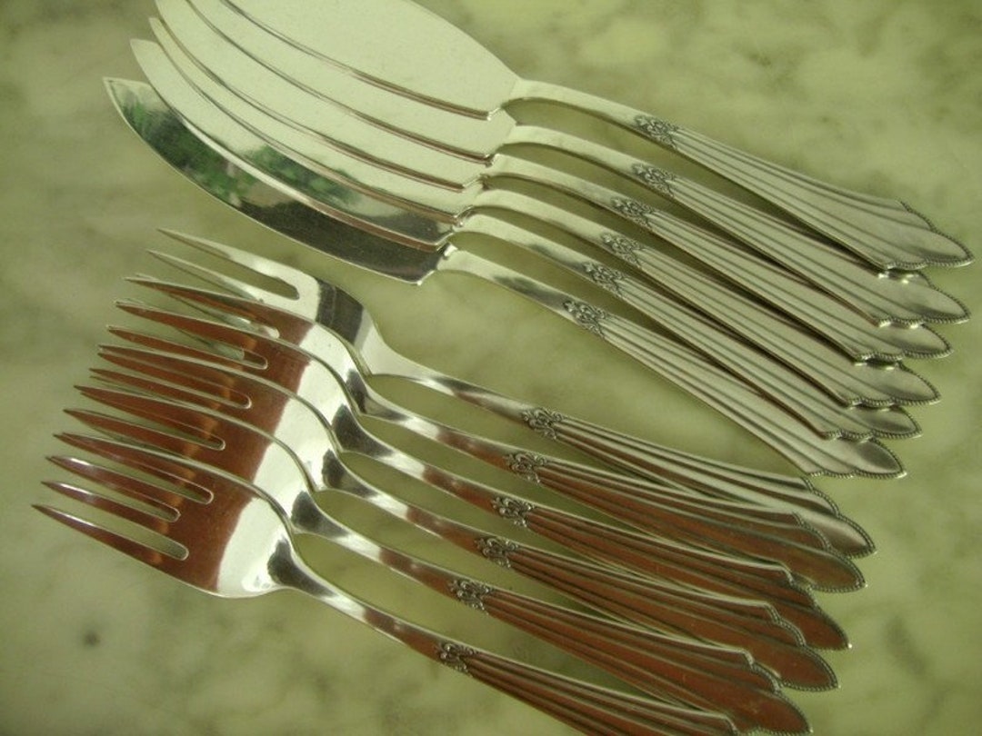 WMF Mod. 900 Fish Cutlery 6 P. fan Pattern - Etsy UK