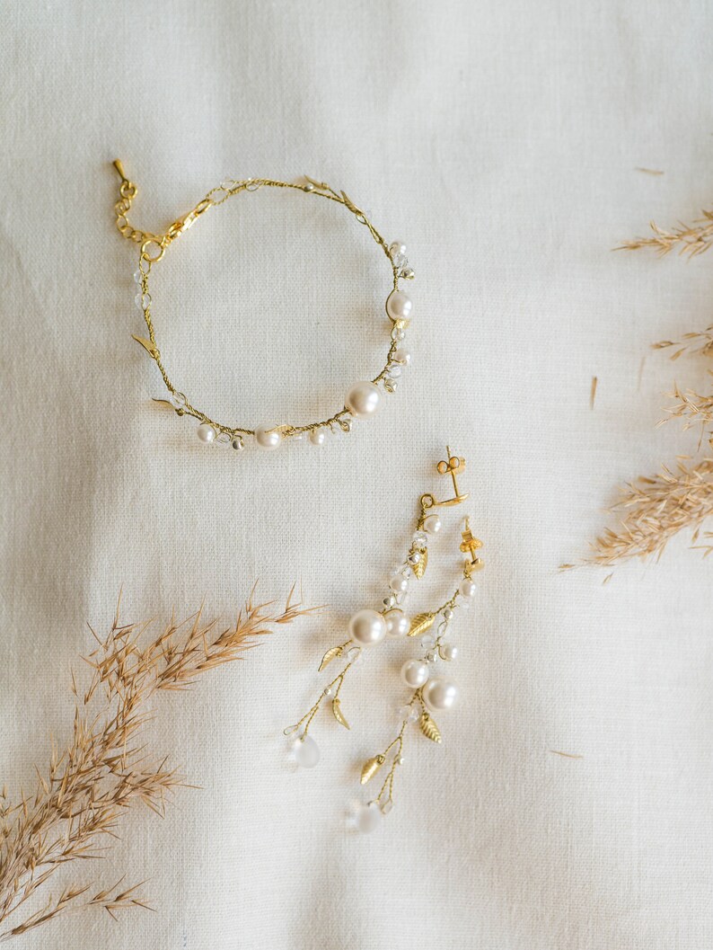 Boho Bridal Jewelry Boho Wedding Jewellery Wedding Earrings Etsy