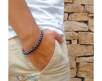 Bracelet with Tahitian pearls with 925 silver clasp