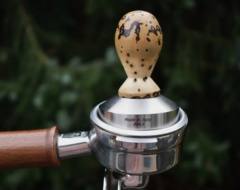 Tampers | Thika nut | Raffia | Handmade unique tampers for portafilters | Espresso | Coffee | Barista | Coffee machine | Compactor