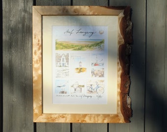 Wild Wood Frame Maser Birch -Sample-