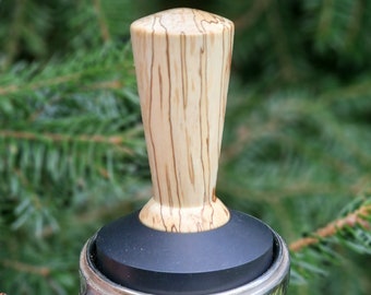 Tampers | bushhammered birch | Handmade unique tampers for portafilters | Espresso | Coffee | Barista | Coffee machine | Compactor