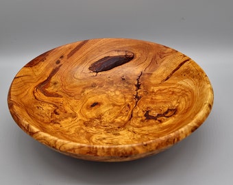 Cherry burl wood bowl