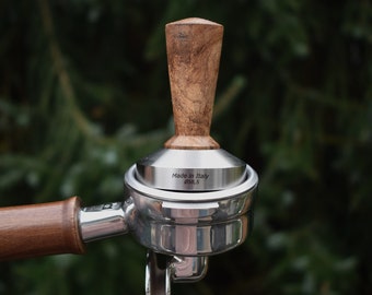 Tampers | cherry | cherry tree root | Handmade unique tampers for portafilters | Espresso | Coffee | Barista | Coffee machine | Compactor