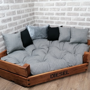 Corner pallet dog bed cheap