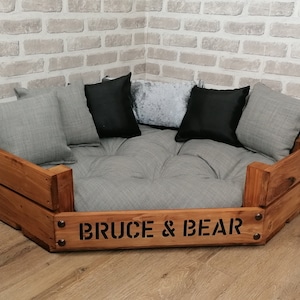 Large corner dog bed hot sale