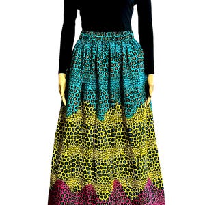 Jupe longue, jupe femme, jupe longue Ankara, jupe longue africaine, jupe africaine, cadeau pour elle
