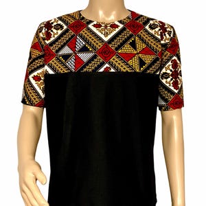 Handmade African Print Men’s Shirt, Authentic African Wax Print Dashiki Shirt, Unique African Print Men’s Top, African Print Men’s Shirt