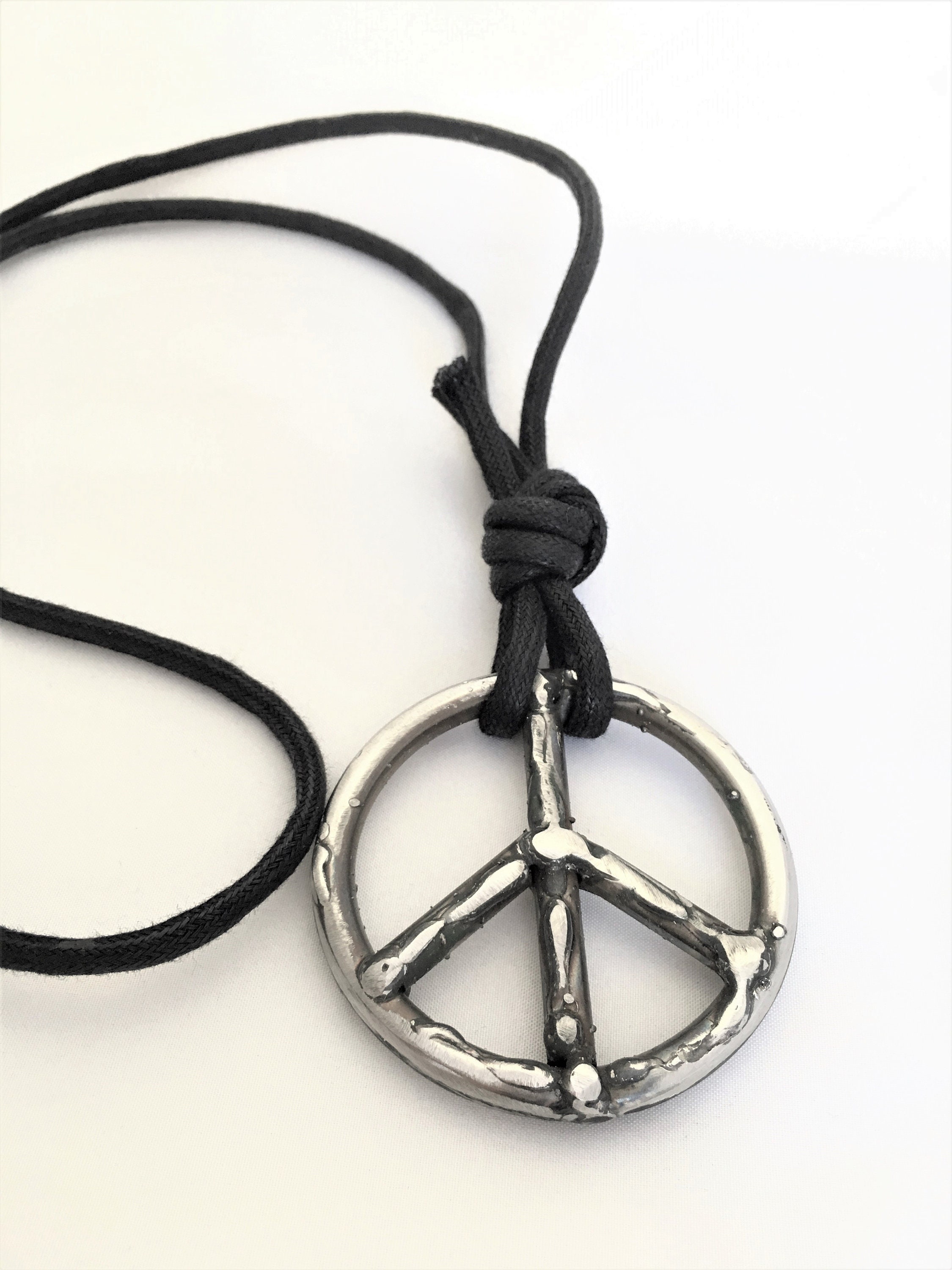 Mens Necklace Hippie Jewelry Stainless Steel Hippie Etsy
