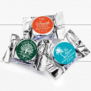 50pcs  Famliy Reunion Personalized York Peppermint Favors - Family or Relatives Reunion York Peppermint Favors - MAE135-F - Reunion Favors