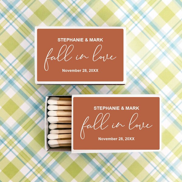 Wedding Matches Etsy