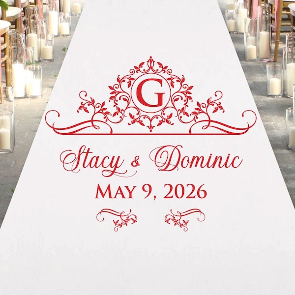 Custom Aisle Runners Etsy