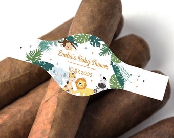 Paper & Party Supplies Cigar Labels for Mom or Dad Animal ...