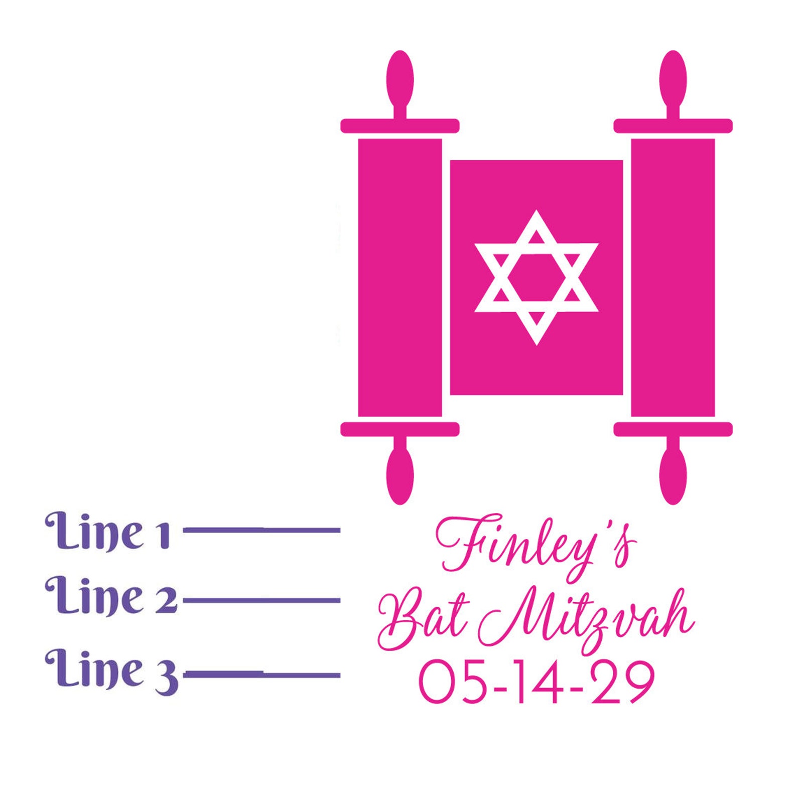 24 pcs Bat Mitzvah Personalized Candle Holder with Tealight Etsy