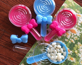 24 pcs   Fillable Lollipop Favor Container