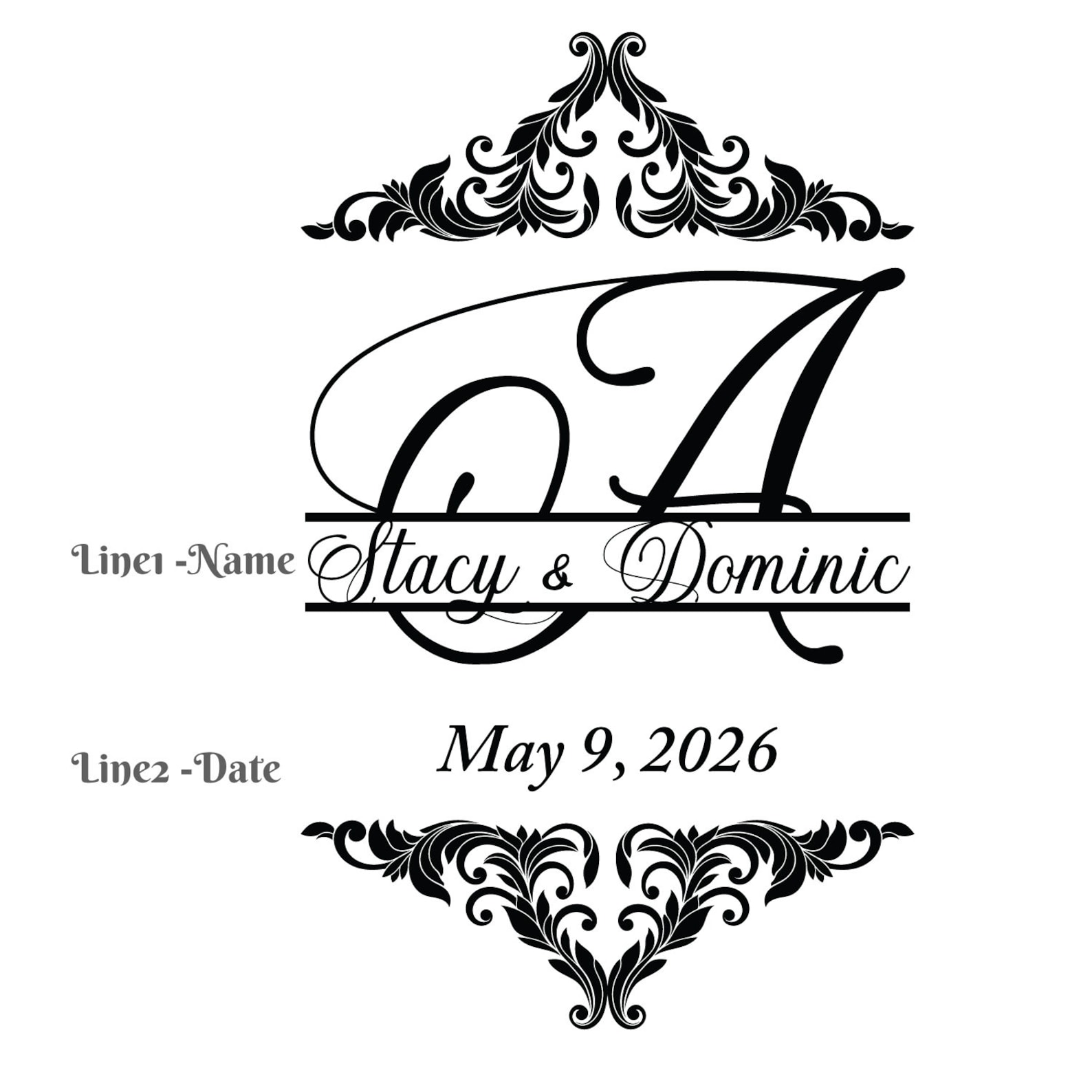 Custom Personalized Aisle Runner Wedding Aisle Runner Etsy