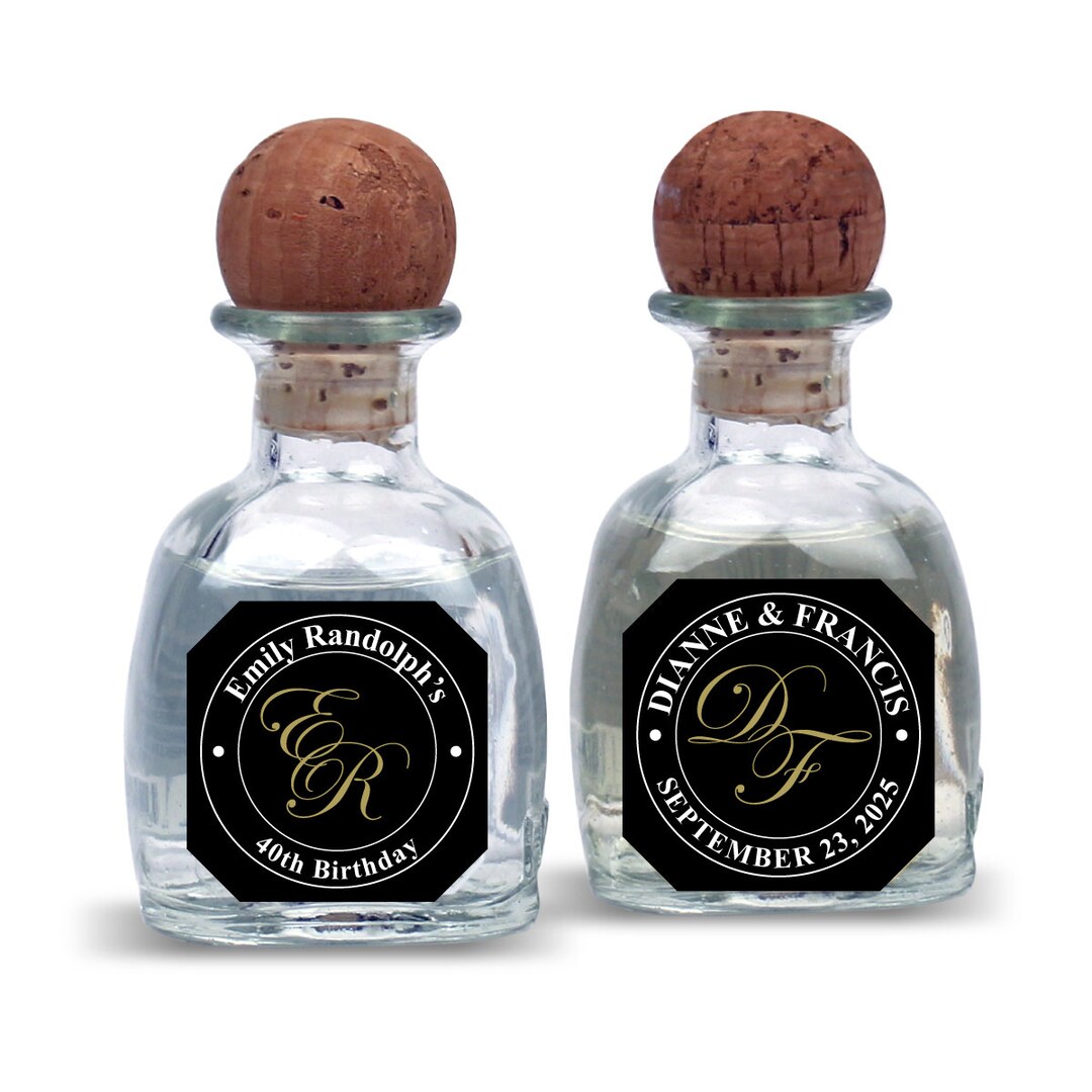 Mini Patron Personalized Stickers Only, Wedding Stickers, Birthday ...