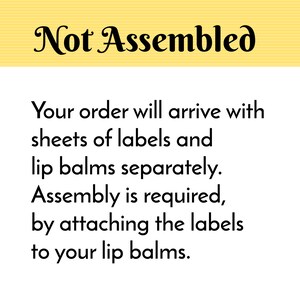 40th Birthday Favors - Personalized Lip Balm, Vanilla (Set of 12) Bild 9