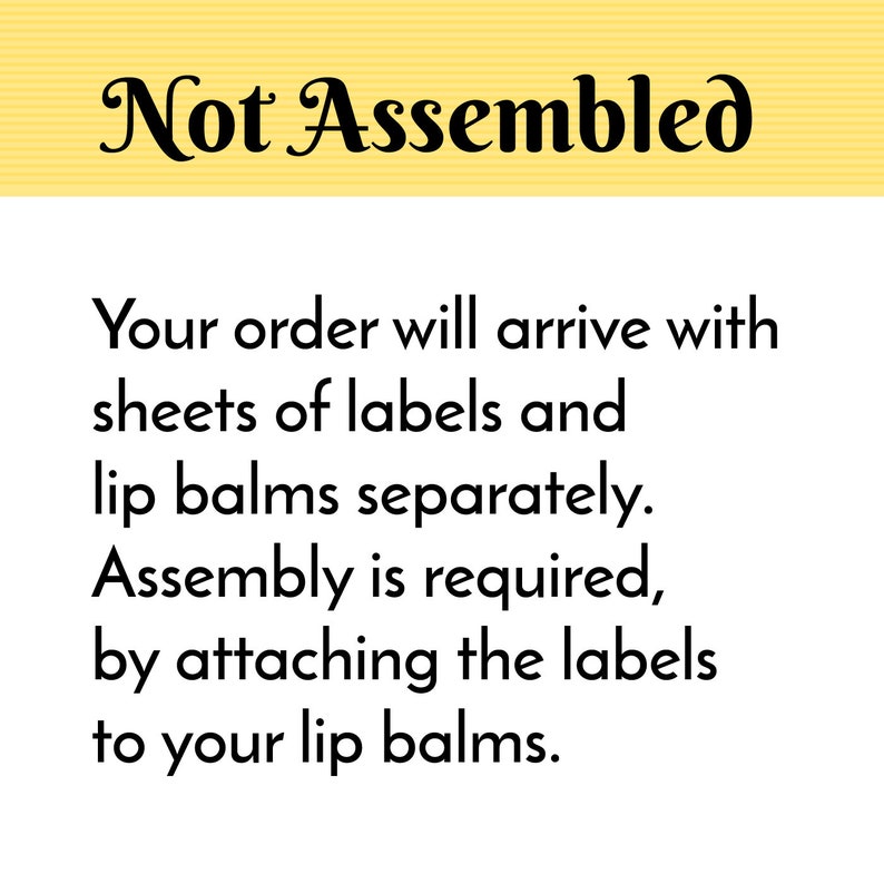 40th Birthday Favors - Personalized Lip Balm, Vanilla (Set of 12) Bild 9