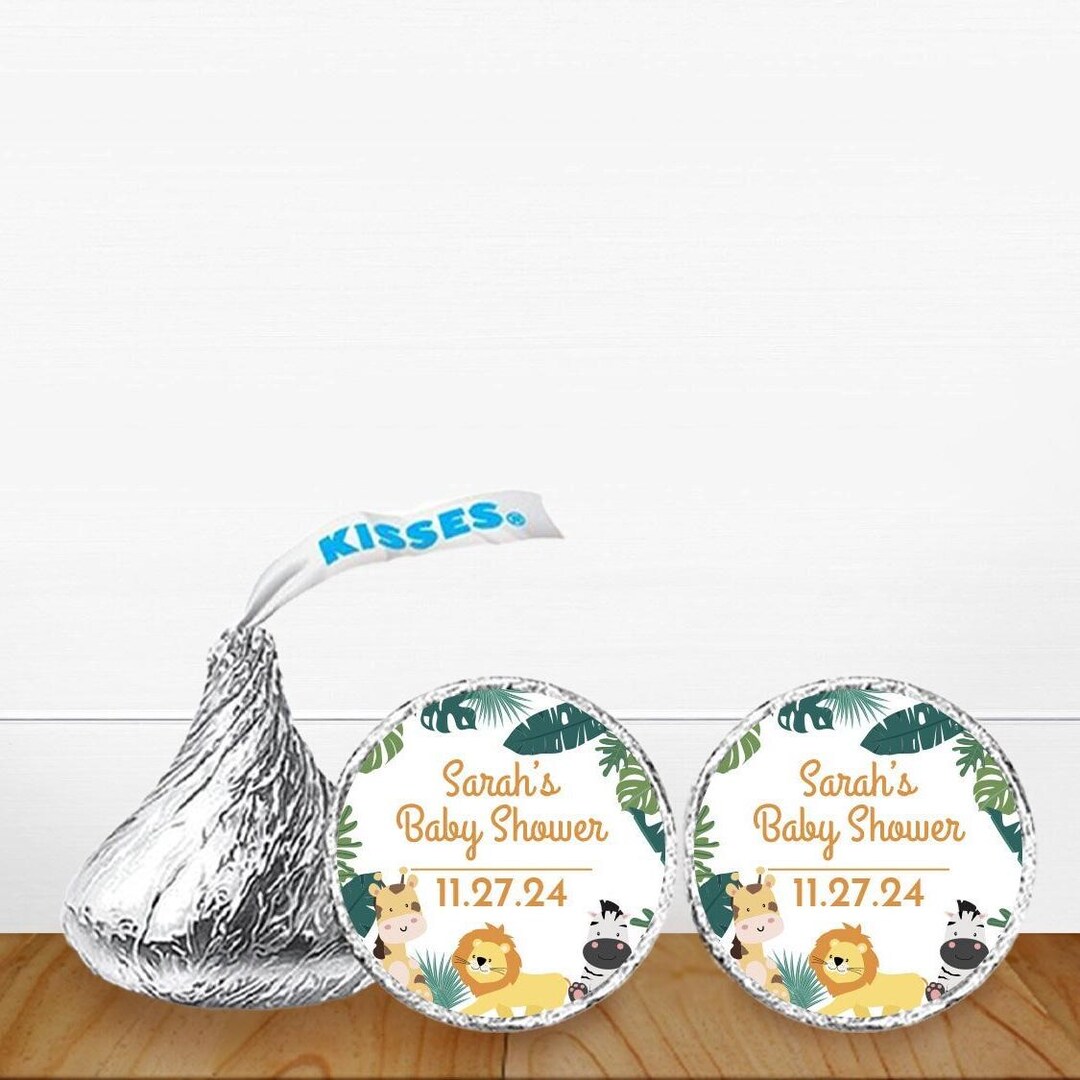 Baby Shower Hershey Kiss Stickers (108), Personalized Baby Shower Hershey Kiss Stickers (108), Personalized