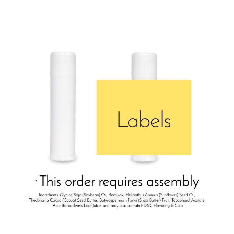 40th Birthday Favors - Personalized Lip Balm, Vanilla (Set of 12) Bild 5