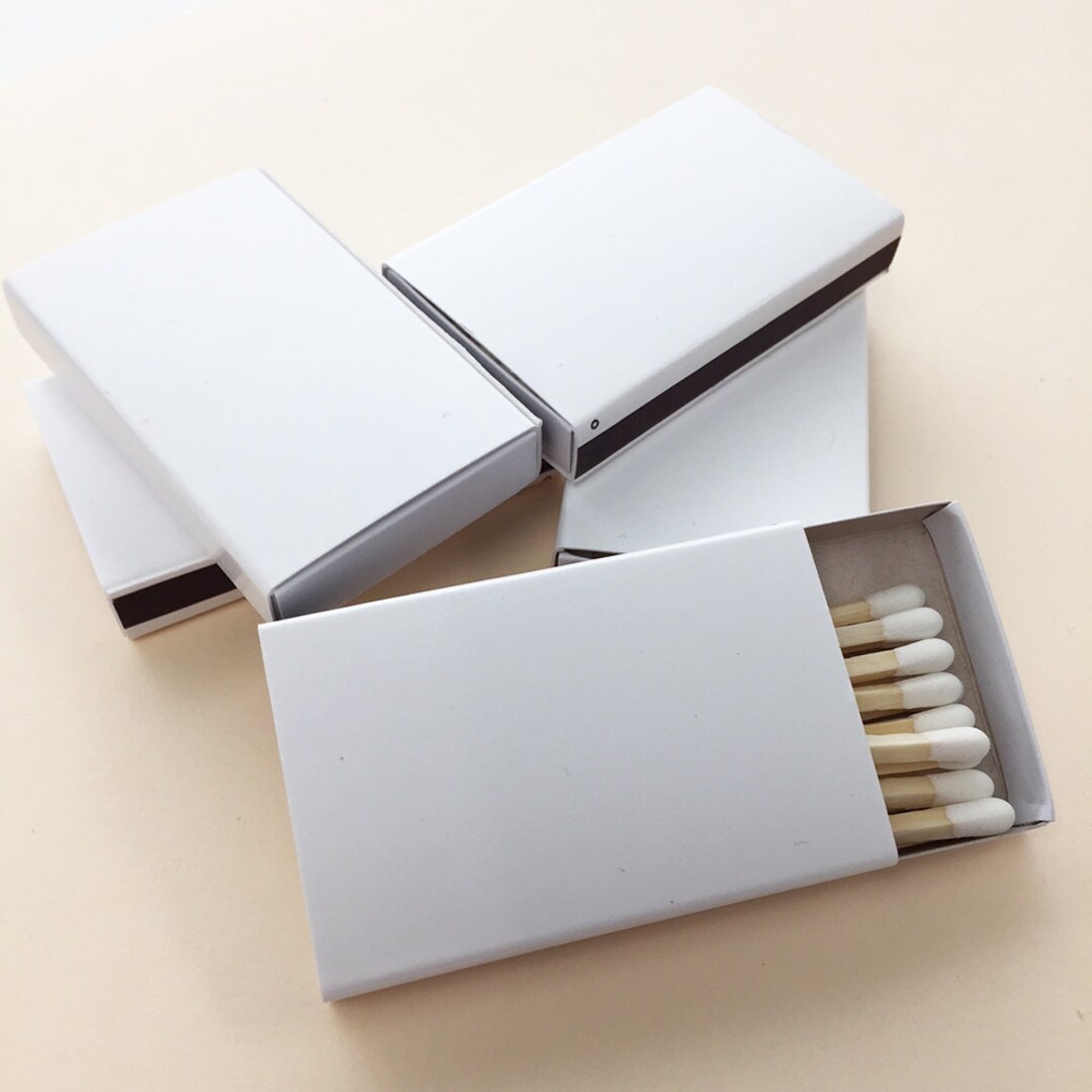 50 PIECES Plain Matchboxes Etsy