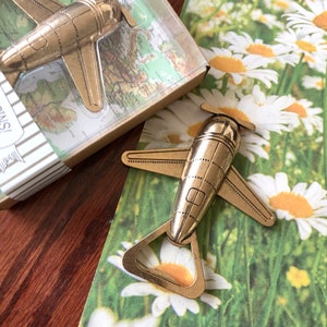 24 pcs  Airplane Bottle Opener Our Adventures Begin