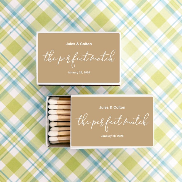 Match Box Wedding Favors Etsy