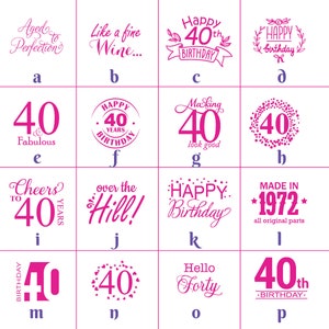 40th Birthday Favors - Personalized Lip Balm, Vanilla (Set of 12) Bild 3