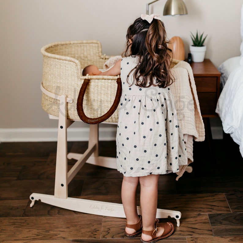 Johari Ghanaian Bolga Moses Basket stand not included Etsy