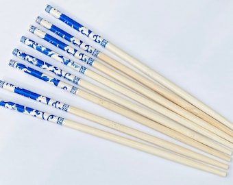 Luxury Bamboo Chopsticks, One Pair Chopsticks, Asian Dining, Stylish Chopsticks Gift, Plastic Free, Eco Friendly, Chopsticks Gift