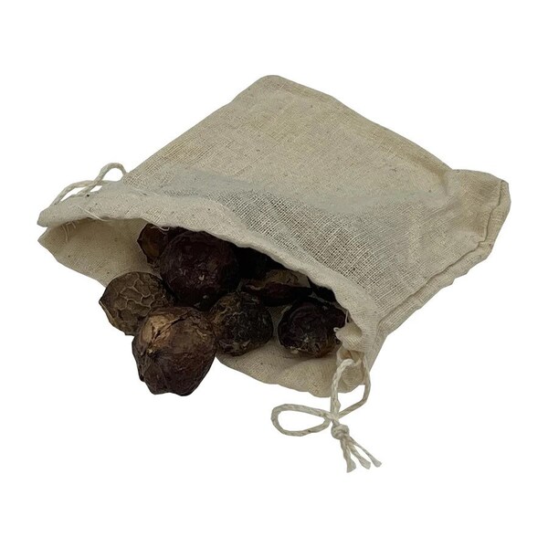 Soap Nuts, Soap Berries, 35G SAMPLE SIZE, 100% Organic, Soap Nuts Sample, Muslin Bag, Natural Laundry Detergent, Hypoallergenic. Zero Waste