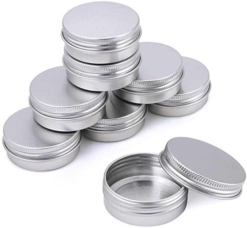 60ml Silver Round Shampoo Bar Tin, Screw Top Tin, Shampoo Bar Tin, Travel Tin, Aluminium Tin Storage, Eco Friendly, Environmentally Friendly image 2