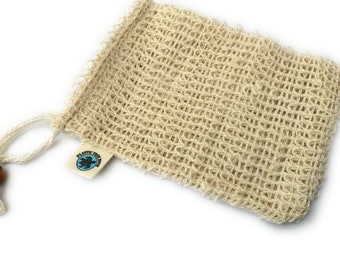 Sisal Soap Saver, Soap Bag, Zero Waste, Plastic Free, Natural Soap Bag, Soap Sack, Wash Pouch, Exfoliating Pouch, Soap Saver