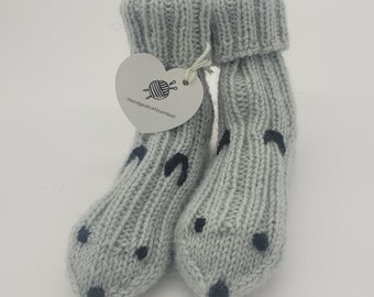 Handgestrickte Kindersocken Größe 24/25