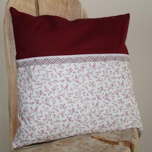 cushion cover floral pattern