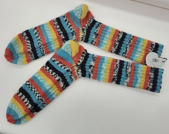 Handgestrickte Socken Größe 40/41