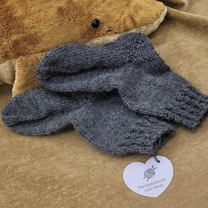 Hand-knitted children&#39;s socks size 24/25